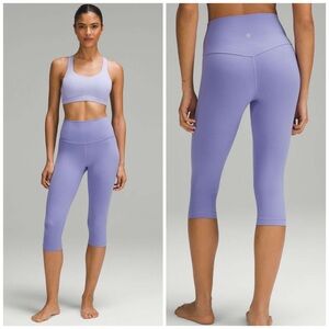 lululemon Align High-Rise Crop 17” in Dark Lavender NWT
